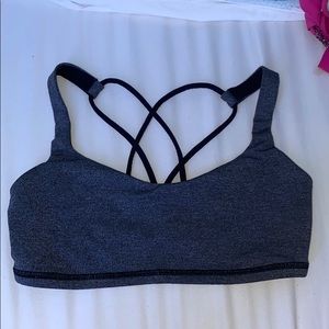 Grey lululemon bra